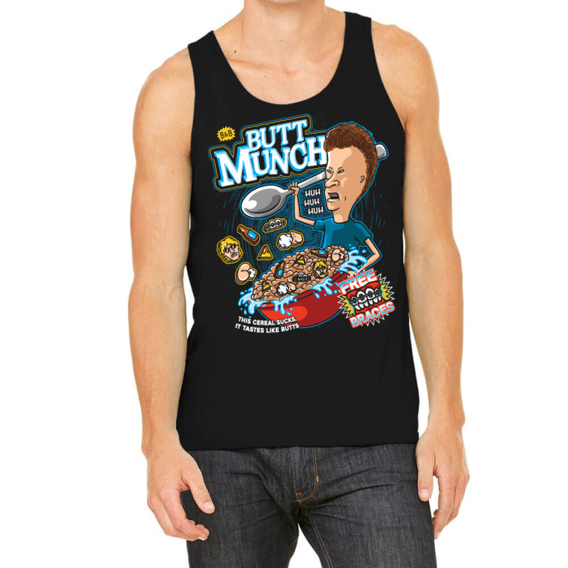 Butt Munch Cereal Tank Top by zrigkhudeu | Artistshot