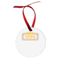 27th Birthday Vintage Awesome Since August 1995 Ornament | Artistshot