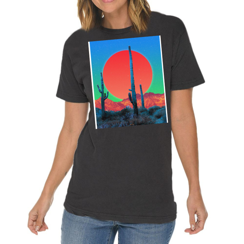 Cacti Dreams Vintage T-Shirt by zrigkhudeu | Artistshot