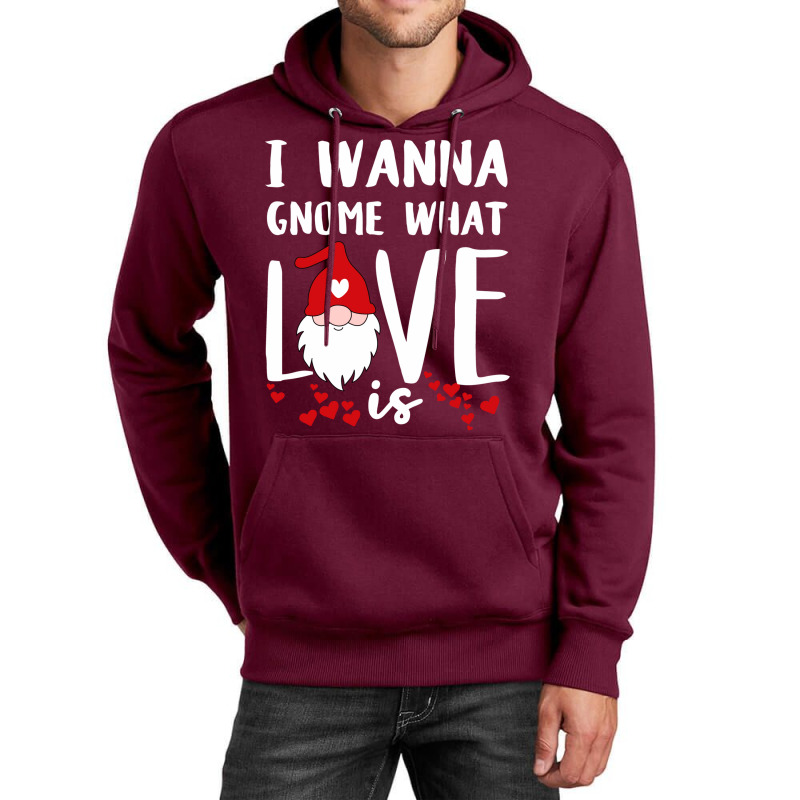 Funny 80s Gnome Valentines Day Quote  (1) (1) (1) (1) Unisex Hoodie | Artistshot