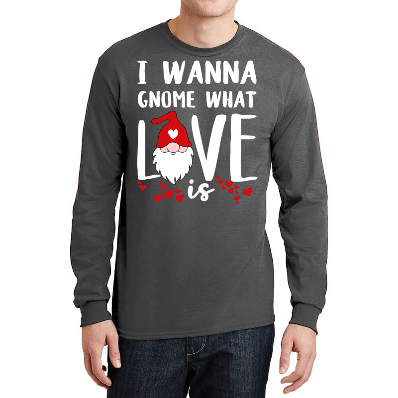 Funny 80s Gnome Valentines Day Quote  (1) (1) (1) (1) Long Sleeve Shirts | Artistshot