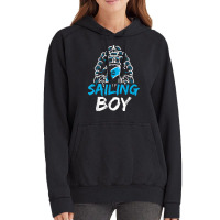 Sailing Boy Hobby Sailor Sail Sailboat T Shirt Vintage Hoodie | Artistshot