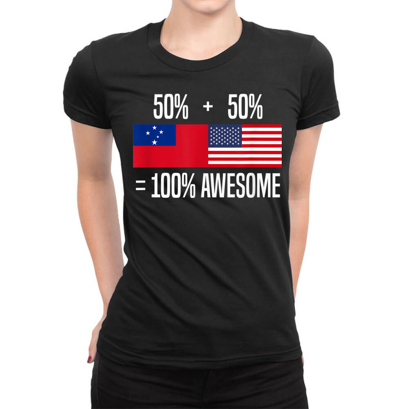 Samoan Roots Samoa Samoan American T Shirt Ladies Fitted T-Shirt by anselmpru9bt | Artistshot