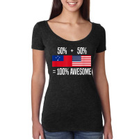 Samoan Roots Samoa Samoan American T Shirt Women's Triblend Scoop T-shirt | Artistshot