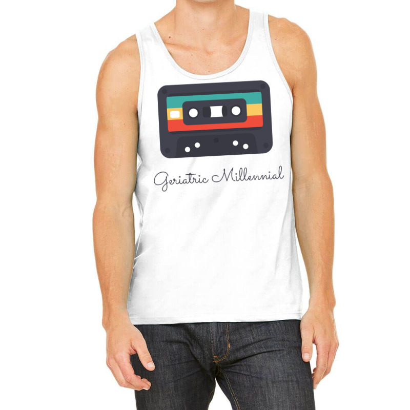 Geriatric Millennial Cassette Design Classic  (1) (1) (1) (1) Tank Top by kaistosylinj | Artistshot