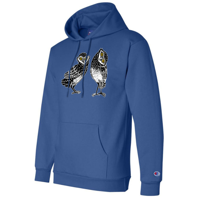 Curious Burrowing Girl Champion Hoodie by sbusiozald | Artistshot