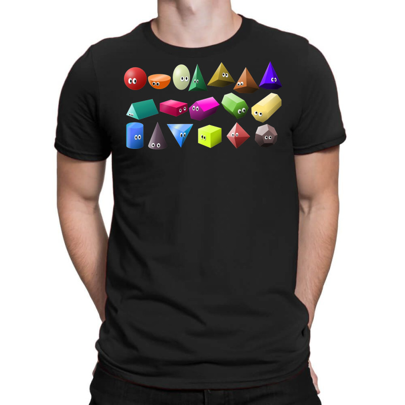 3d Shapes  The Kids Picture Show Classic T-Shirt by embarigosineg | Artistshot