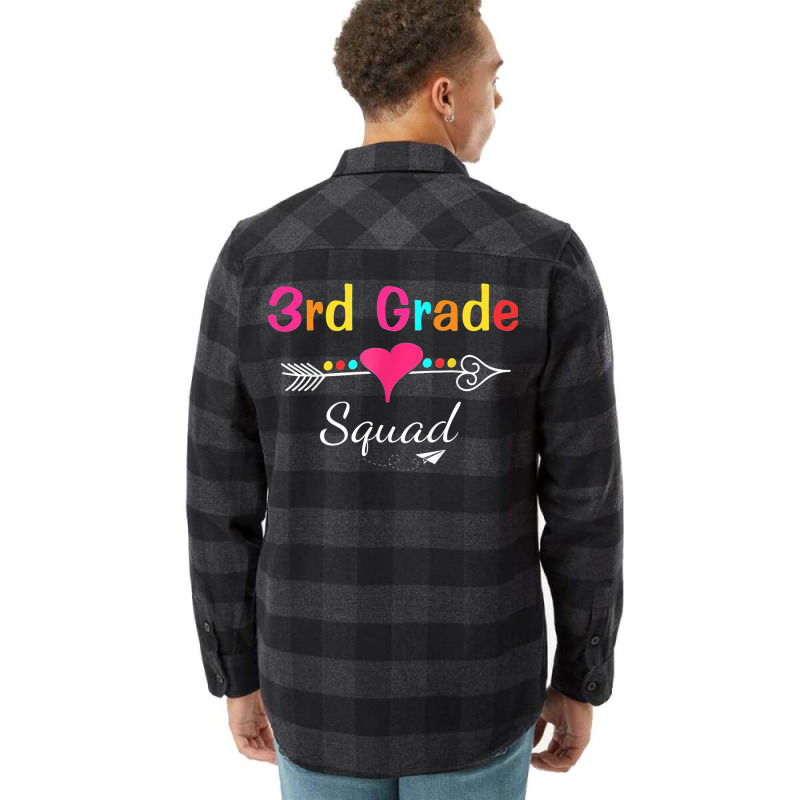 3rd Grade Squad Back To School Gift Classic Flannel Shirt by embarigosineg | Artistshot