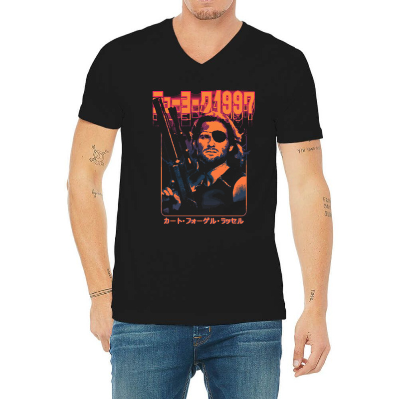 Escape From New York Snake Plissken V-neck Tee | Artistshot