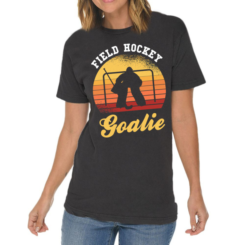 Field Hockey Goalie Hockey Goalkeeper Hockey Player Sport Vintage T-shirt | Artistshot