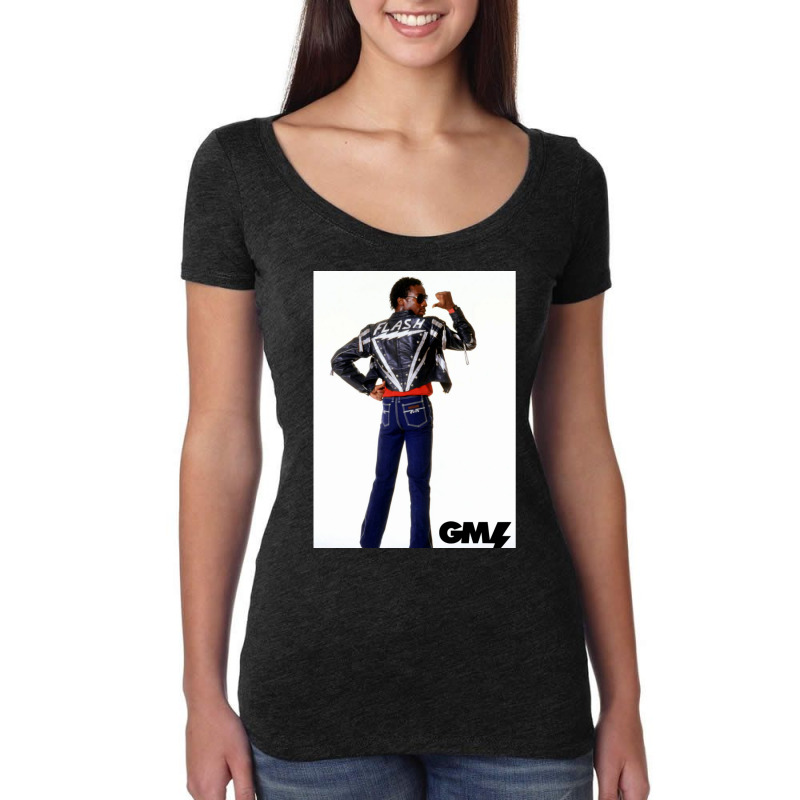 Grandmaster Flash On Action Active  (1) Women's Triblend Scoop T-shirt by fajuyidelea0 | Artistshot