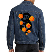 Dragonball Quote Men Denim Jacket | Artistshot