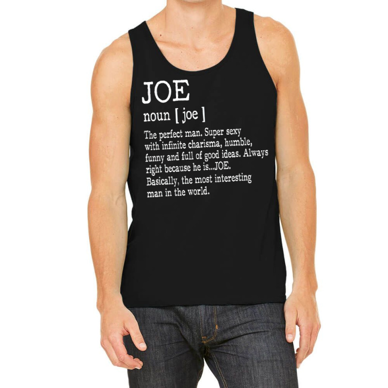 Adult Definition  First Name Joe Men Funny Classic Tank Top by embarigosineg | Artistshot