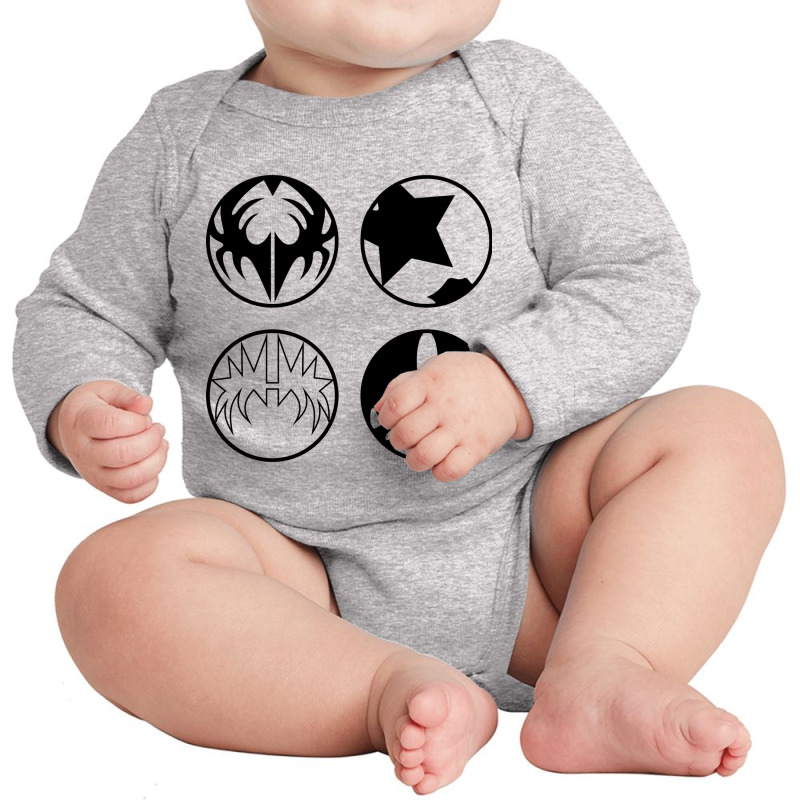 The-kiss-ikons Long Sleeve Baby Bodysuit by lizamus art | Artistshot