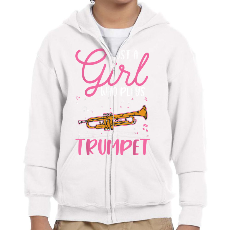 Trumpet Girl Trumpeter Trumpet Player T Shirt Youth Zipper Hoodie | Artistshot