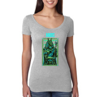 Turquoise Graphic Anubis God Figure T Shirt Women's Triblend Scoop T-shirt | Artistshot