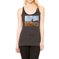 Monet Tulip Fields Racerback Tank | Artistshot