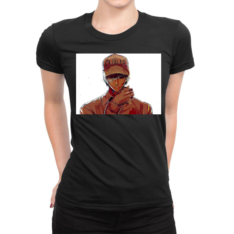 Cells At Work Ladies Fitted T-Shirt by hatarakusaibo | Artistshot