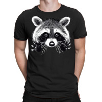 Digital Illustration Of A Little Raccoon Buddy. T-shirt | Artistshot