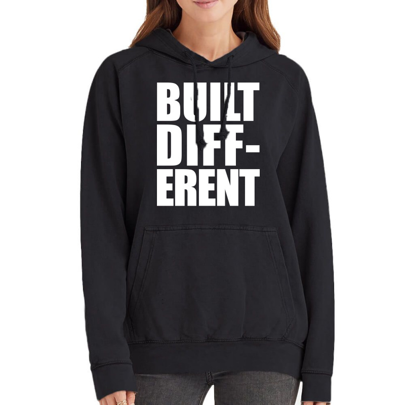 Built Vintage Quote Vintage Hoodie | Artistshot