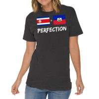 Costa Rican Plus Haitian Perfection Mix Flag Heritage 80s Tumblr Vintage T-shirt | Artistshot