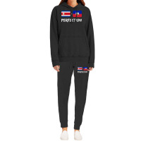 Costa Rican Plus Haitian Perfection Mix Flag Heritage 80s Tumblr Hoodie & Jogger Set | Artistshot