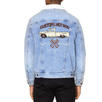 Hot Rod Patina Cameo White Unisex Sherpa-lined Denim Jacket | Artistshot