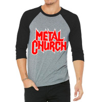 The-metal-church The Dark 3/4 Sleeve Shirt | Artistshot