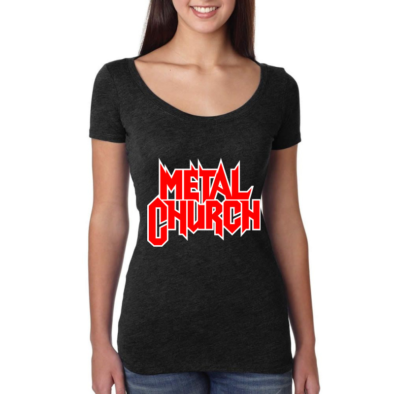 The-metal-church The Dark Women's Triblend Scoop T-shirt by lizamus art | Artistshot