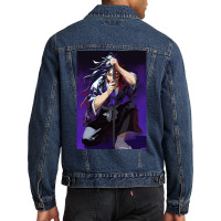 Demon Lord Quote Girl Men Denim Jacket | Artistshot