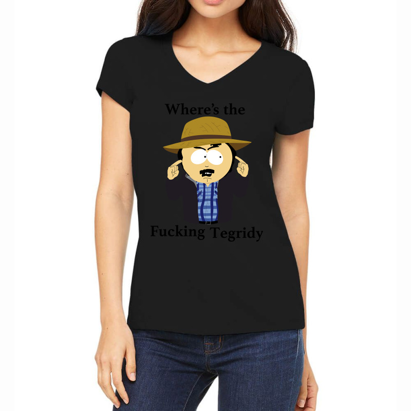 Limited Edition Tegridy Farms Women's V-Neck T-Shirt by Rios Arevalo | Artistshot