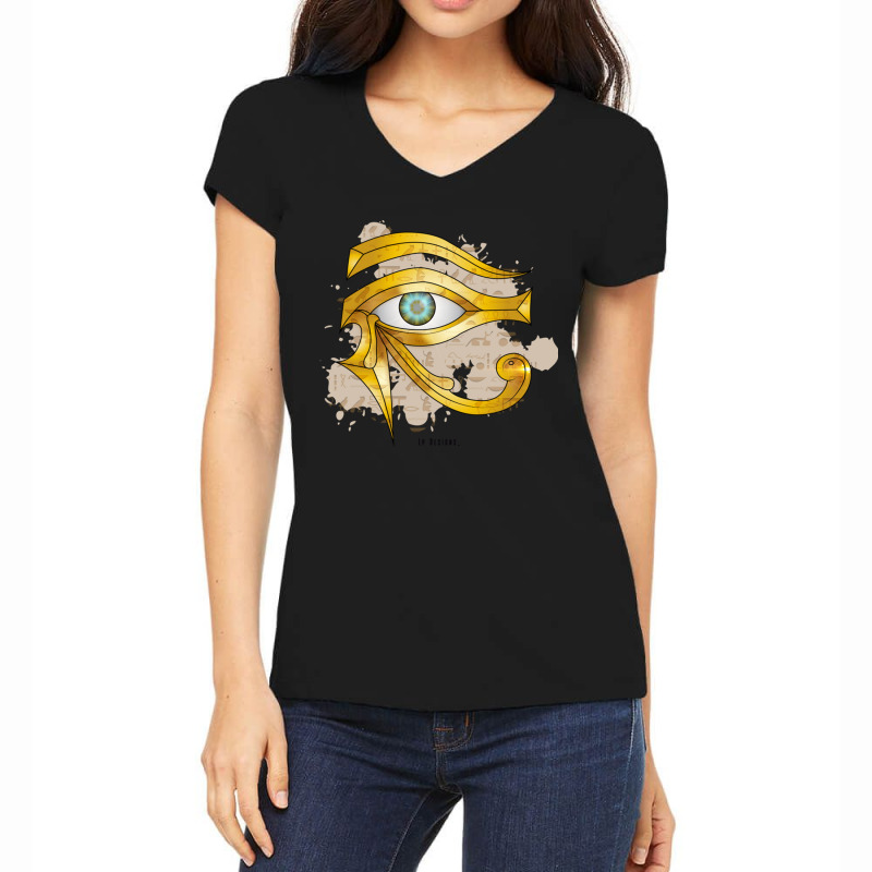 Eyes Of Anubis Women's V-Neck T-Shirt by JeremyHurley | Artistshot