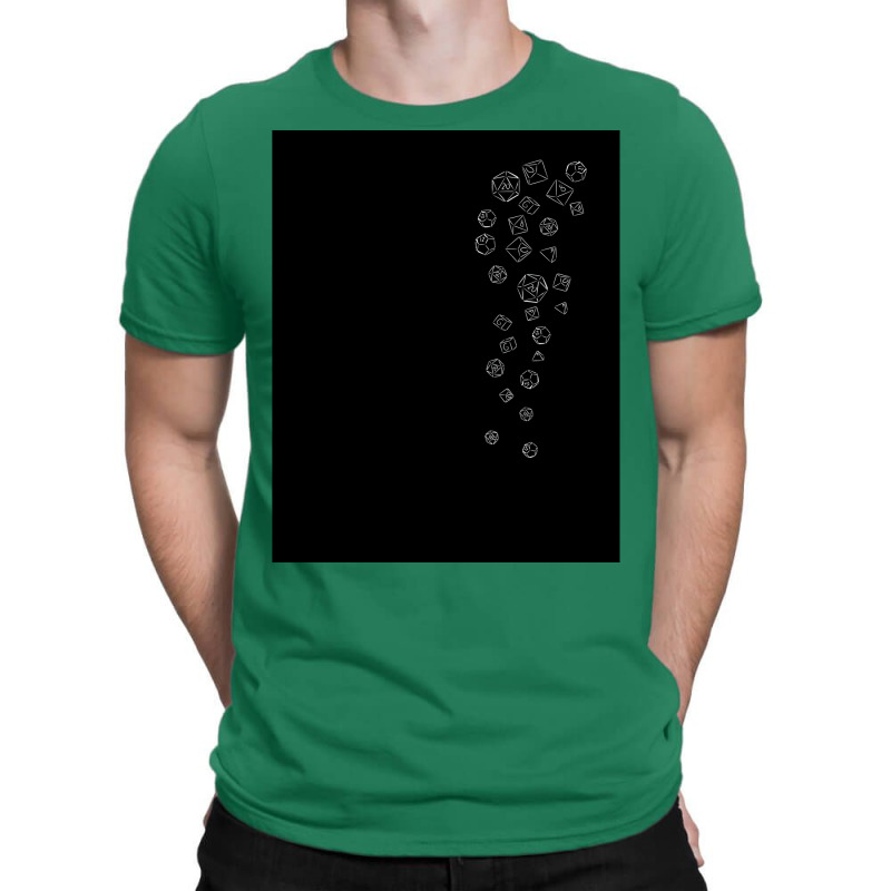 Cascading Dice Graphic T-shirt | Artistshot