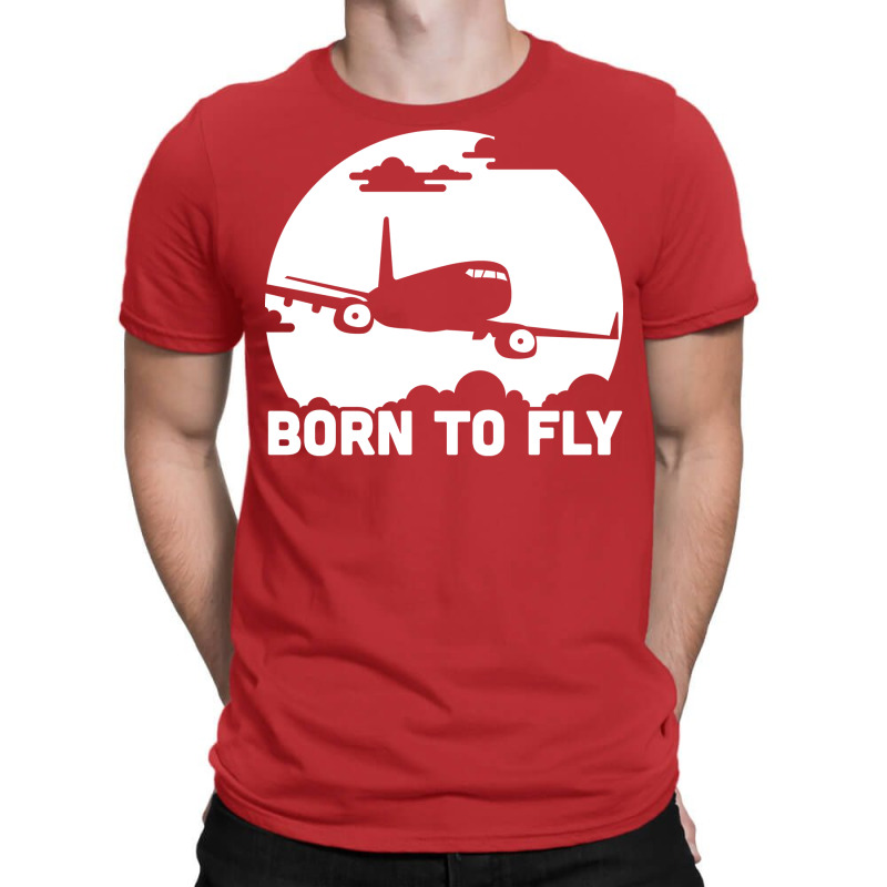 Born To  Aircrafts Pilots Design Those Who Love To Girl T-shirt | Artistshot