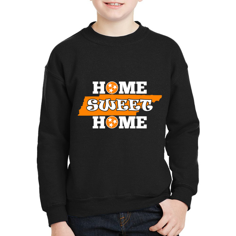 Home Sweet Home Tennessee  Orange State Flag White Tee Youth Sweatshirt by Siem90 | Artistshot