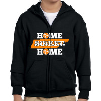 Home Sweet Home Tennessee  Orange State Flag White Tee Youth Zipper Hoodie | Artistshot