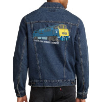 British Rail Class 52 Type 4 Dieselhydraulic Locomotive 1960s Train Bo Men Denim Jacket | Artistshot