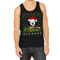 Billiards Sports Lover Xmas Santa Ugly Billiards Christmas T Shirt Tank Top | Artistshot