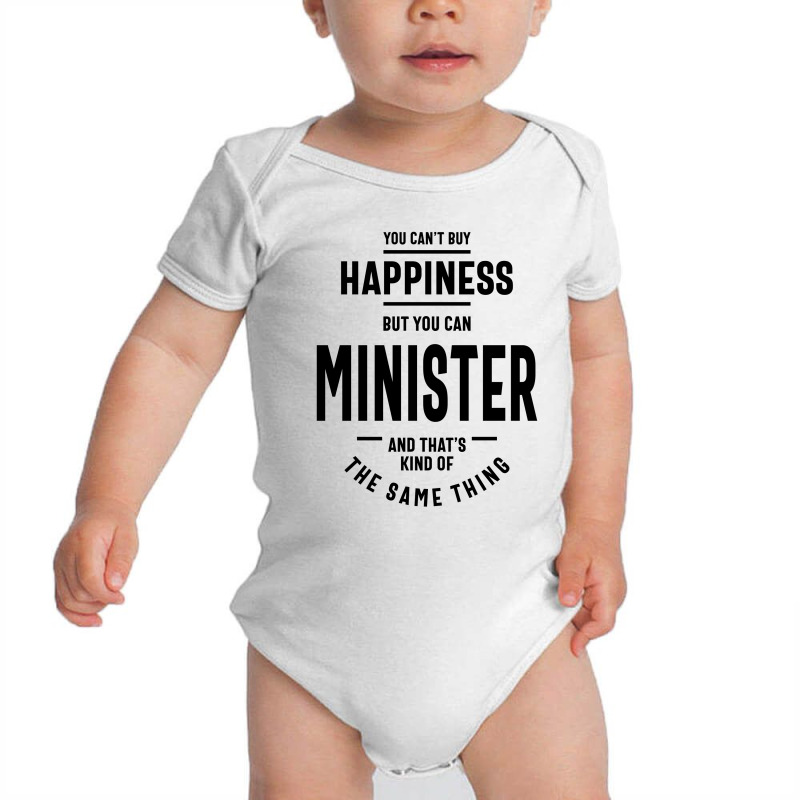 Minister Work Job Title Gift Baby Bodysuit by cidolopez | Artistshot