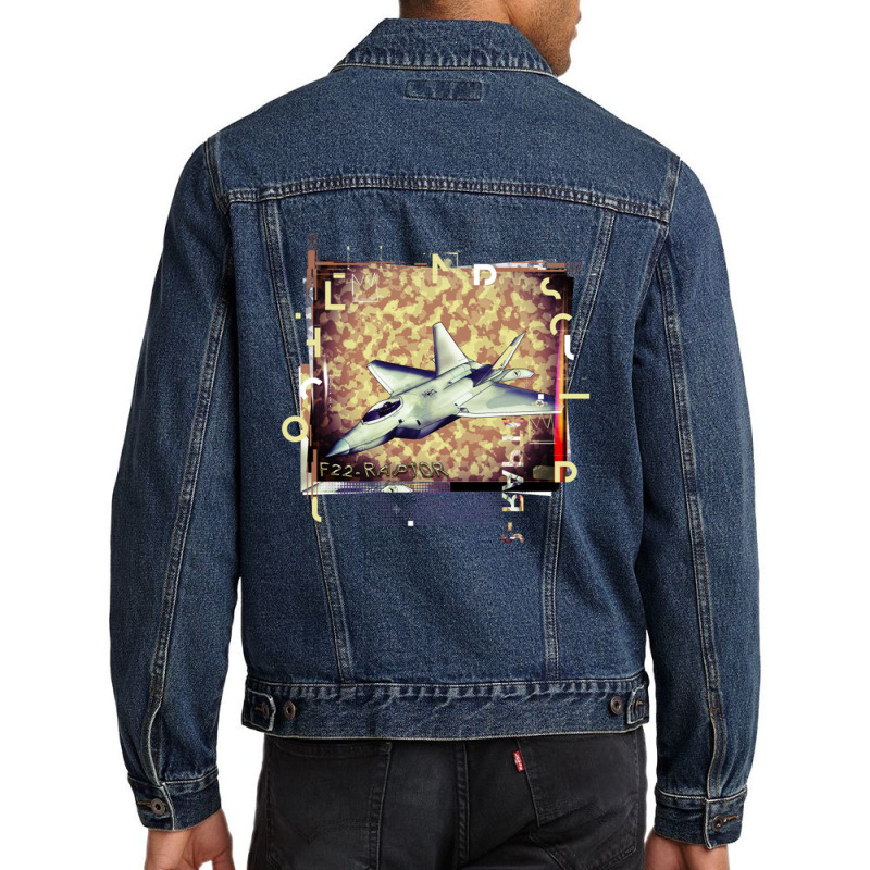 F22 Raptor One Men Denim Jacket | Artistshot