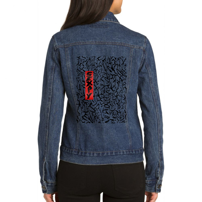 Grandmaster Sexay Ladies Denim Jacket | Artistshot