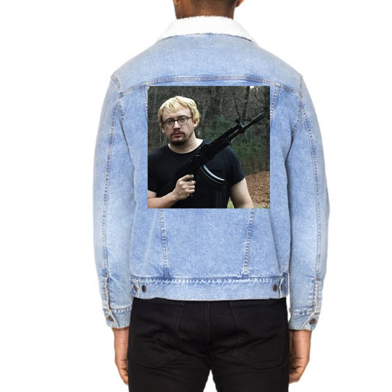 Sam Hyde Shooter  Premium Unisex Sherpa-lined Denim Jacket | Artistshot