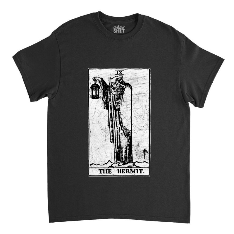 The Hermit Tarot Card - Major Arcana - Fortune Telling - Occult Classic T-shirt by AmyJeanKemmer | Artistshot