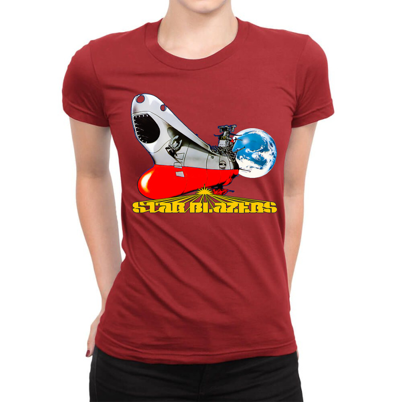 Star Blazers Star Blazers  By The Pop Fan Shop Ladies Fitted T-Shirt by endlermoroip | Artistshot