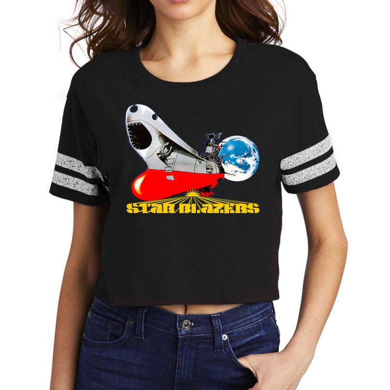 Star Blazers Star Blazers  By The Pop Fan Shop Scorecard Crop Tee by endlermoroip | Artistshot