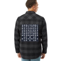 Japanese Hiragana Navy Flannel Shirt | Artistshot