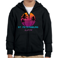 Limited Edition St Petersburg Florida Retro 80s Youth Zipper Hoodie | Artistshot