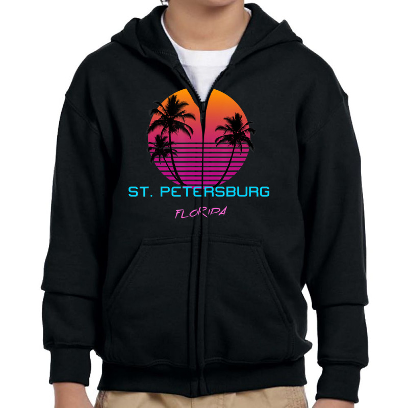 Limited Edition St Petersburg Florida Retro 80s Youth Zipper Hoodie by haodinhvan1 | Artistshot