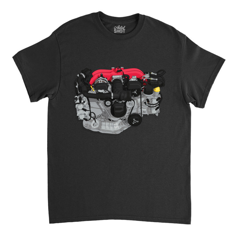 Fa20 Engine Sticker (brz) Classic T-shirt | Artistshot