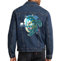 Speed Blue Nostalgia Men Denim Jacket | Artistshot